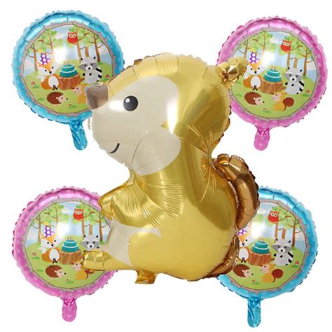 Ballon En Bois Avec Animaux D Cor De F Te D Anniversaire Safari