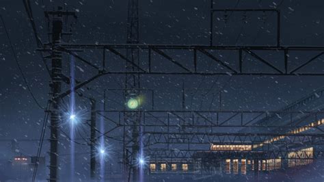 Makoto Shinkai Anime 720p 5 Centimeters Per Second Hd Wallpaper