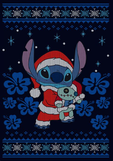 Girl S Lilo And Stitch Christmas With Scrump T Shirt Fifth Sun