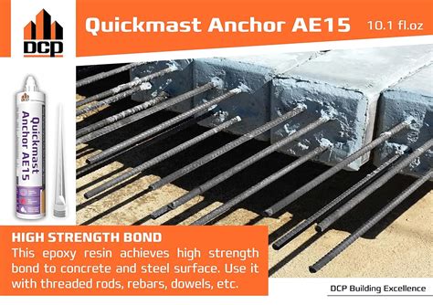 Buy Dcp Quickmast Ae Concrete Epoxy Anchor System Two Part Concrete