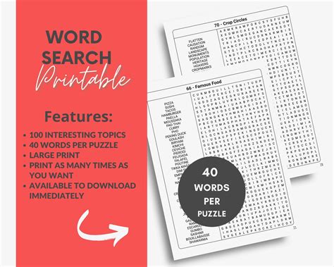 Hard Word Search Printable Adults Large Print Word Search 4000 Words Difficult Word Search