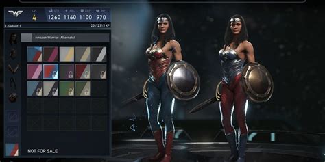 Injustice 2: Ranking Every Wonder Woman Skin