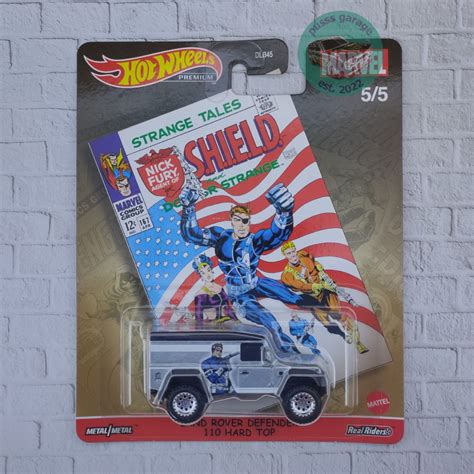 Jual Hot Wheels Land Rover Defender Hard Top Marvel Nick Furry Premium Shopee Indonesia