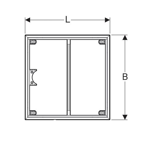 Geberit Steplano Installation Frame For Shower Surfaces Setaplano Up