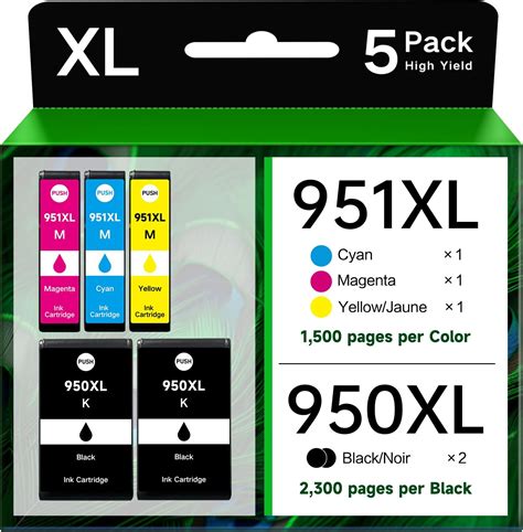 Xl Xl Cartuchos De Tinta Para Hp Xl Paquete Combinado