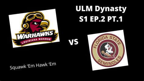 Warhawks Vs Seminoles Can We Get The Dub Ulm Warhawks Dynasty Ncaa