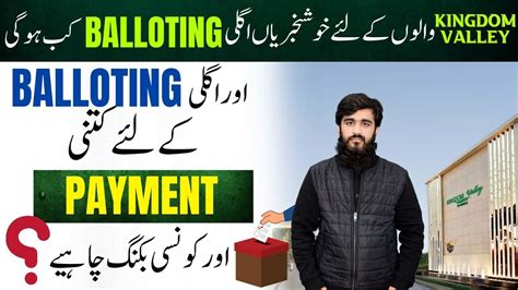 Kingdom Valley Islamabad Next Belloting Latest News Dr