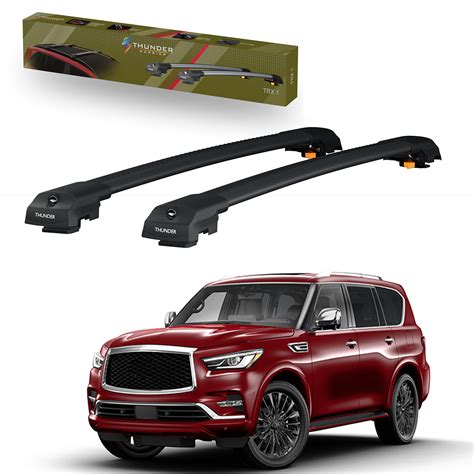 New For Infiniti Qx Qx Black Roof Racks Cross Bars For