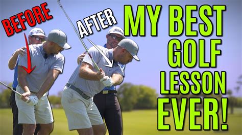 The Best Golf Lesson Ive Ever Taken Youtube