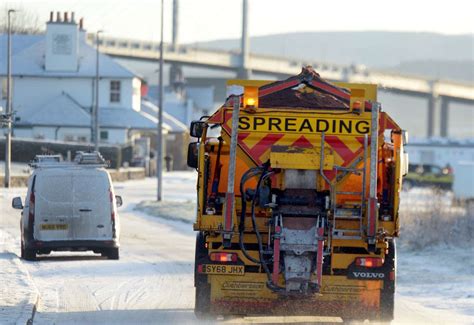 Difficult Driving Conditions Across Highlands As Council Gritters Hit