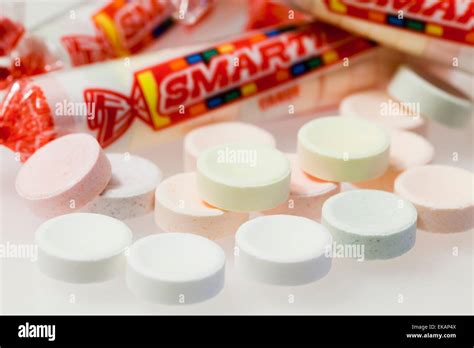 Smarties Candy Usa Stock Photo Alamy