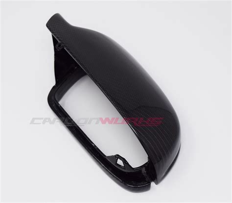 Audi A3 8p Gloss Carbon Fibre Mirrors With Lane Assist Carbonwurks