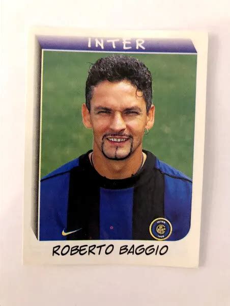 Roberto Baggio Panini Footballers Figure Excellent