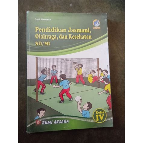 Jual BUKU PENDIDIKAN JASMANI OLAHRAGA DAN KESEHATAN SD MI KELAS 4