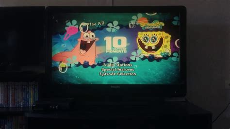 Opening To Spongebob Squarepants 10 Happiest Moments 2009 Dvd2015 Reprint Youtube