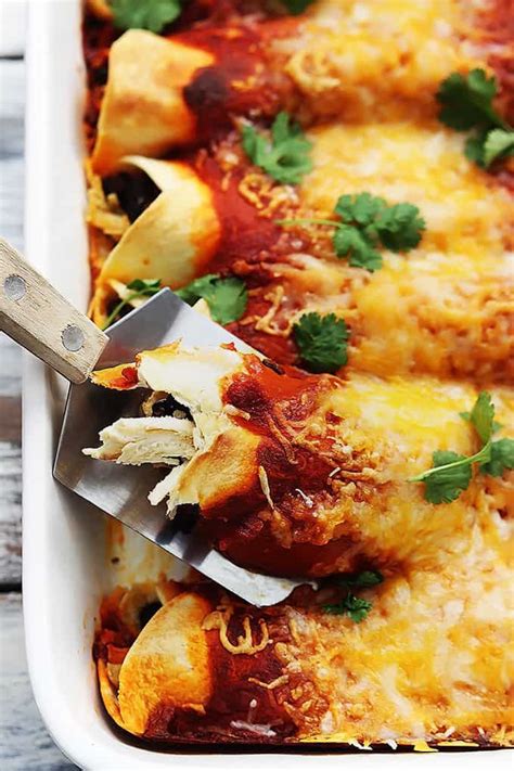 Turkey Enchiladas Leftover Turkey Recipes Shredded Turkey Recipes