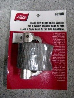 Lisle 60200 Heavy Duty Strap Filter Wrench Home Tools Accessories