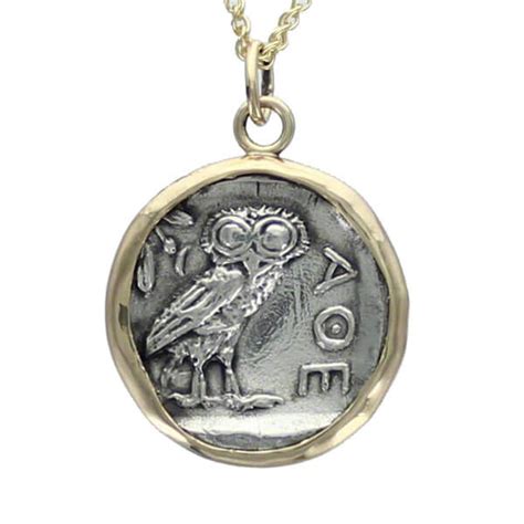 The Owl Of Athena Wisdom Necklace