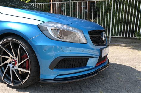 Front Splitter Mercedes Benz W176 Amg Line Preface Carbon Look Our Offer Mercedes A Klasa