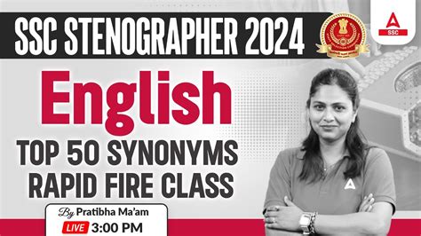 Ssc Stenographer Ssc Steno English By Pratibha Mam Top