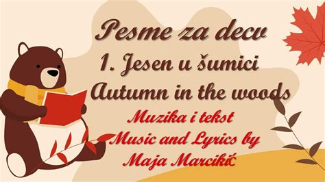 01 Pesme Za Decu Jesen U šumici Songs For Children Autumn