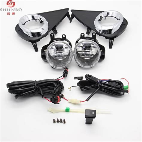 Toyota Yaris 2014 2015 Us Type Front Fog Lights Lamp Complete Kit Lamp With Chrome Cover In