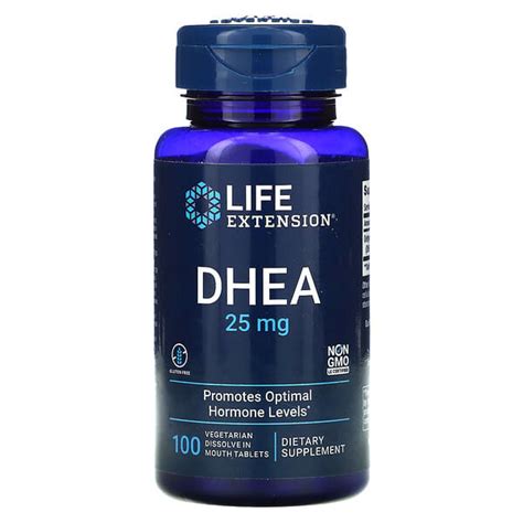 Life Extension Dhea 25مج 100 كبسولة كوبون سهل