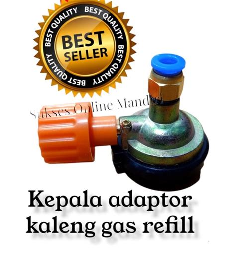 Jual Adaptor Kepala Gas Kaleng Penghubung Selang Alat Refill Gas Di