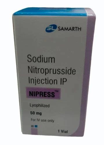 50mg Sodium Nitroprusside Injection At Best Price In Pune