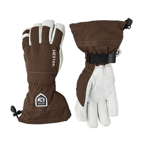 Jobb Og Fritid Hestra Army Leather Heli Ski 5 Finger