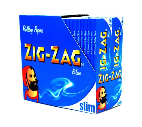 Zig Zag King Size Slim Blue Rolling Papers 50 Packs