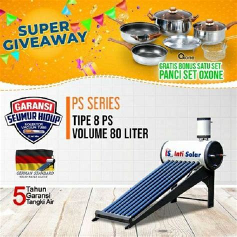 Jual Inti Solar Liter Pemanas Air Tenaga Matahari Ps Di Seller