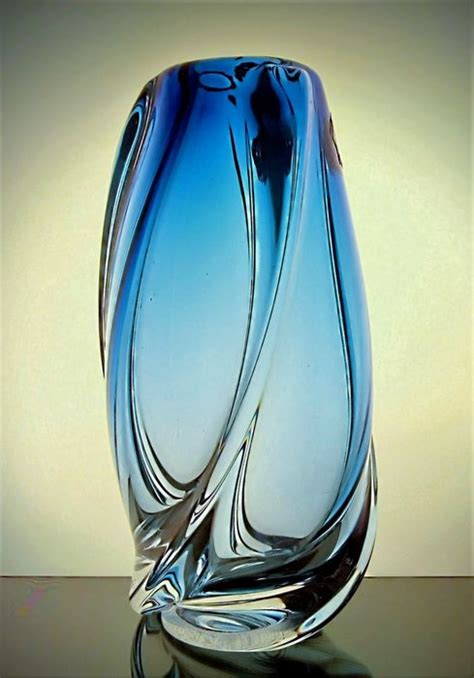 René Delvenne Val Saint Lambert Vase Volute 1957 Catawiki