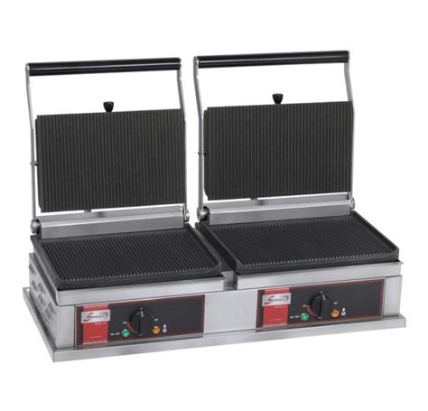 Grill Panini Double Grand Mod Le Plaques Rainur Es Pgm