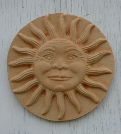 Sun Face Sml 2 Wall Plaques Garden Ornaments Yard Art Garden