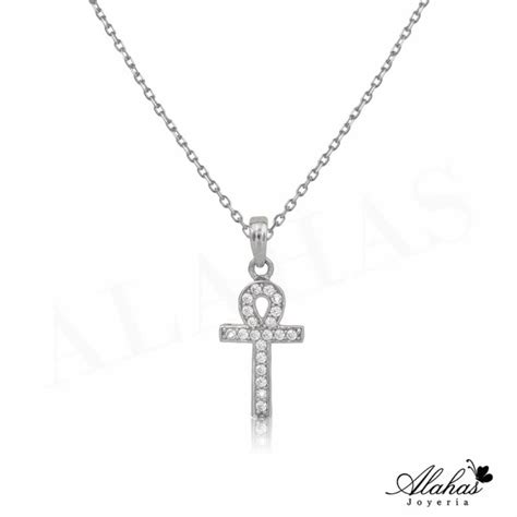 Cadena con dije de cruz de Malta de oro 14k Joyería Alahas