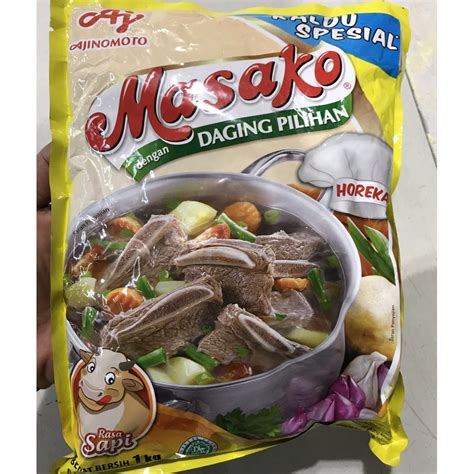 Jual Masako Dengan Daging Pilihan Rasa Sapi 1kg Shopee Indonesia