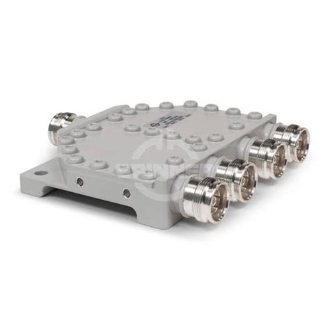 Coaxial 4 Way Splitter IP65 200 W 380 3800 MHz 4 3 10 Female BN