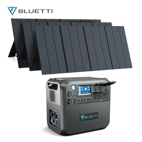 Buy Bluetti Portable Power Station Ac Max With Pcs W Solar Panel