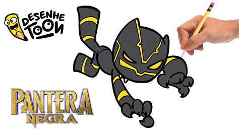 Pantera Negra Desenho Facil - 🐆🖤 COMO DESENHAR O PANTERA NEGRA - WAKANDA FOREVER [Passo a Passo] 🏿 ...