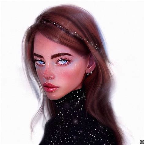 🌸 Julia Razumova 🌸 ⋆ Mariened16 ⋆ Digital Portrait Art Female