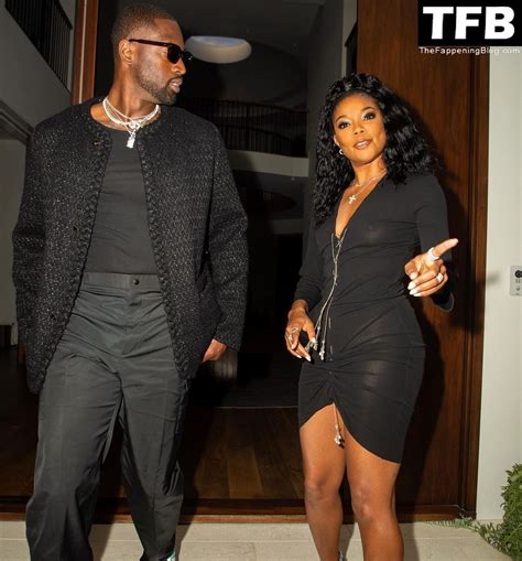 Gabrielle Union Flashes Her Nude Tits In A See Through Dress Photos Thefappening