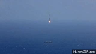 SpaceX Falcon 9 Landing & Explosion(close-up & slow motion) on Make a GIF