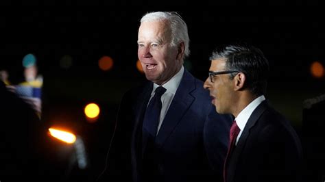 Biden And Sunak Hold Talks In Belfast As Us President Commemorates Good