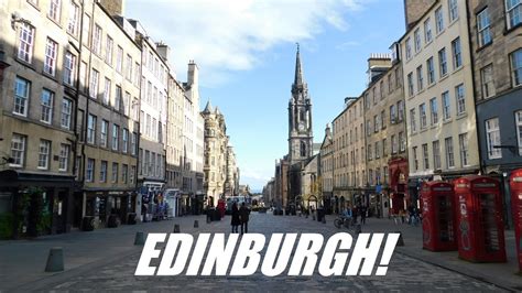 Edinburgh City Centre 2020 Youtube