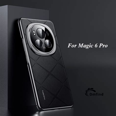 Роскошная стильная кожа чехол для Honor Magic 6 Pro (Хонор Магик 6 Про ...