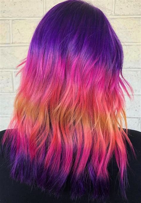 70 Best Hair Colors To Try 2019 Bunte Haare Coole Haarfarben Coole