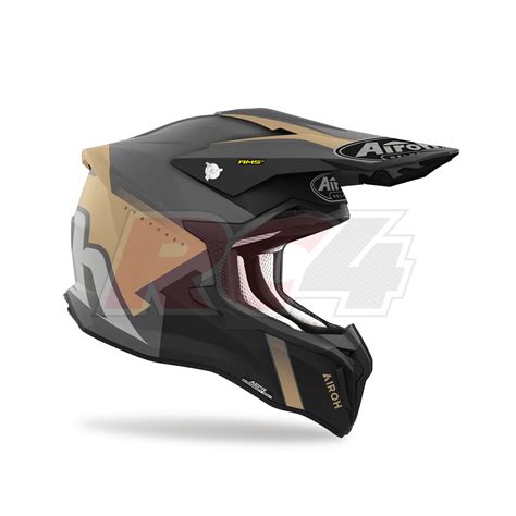 Capacete Airoh Strycker Blazer Gold Matt Rc