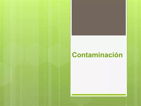 Contaminacion Ppt