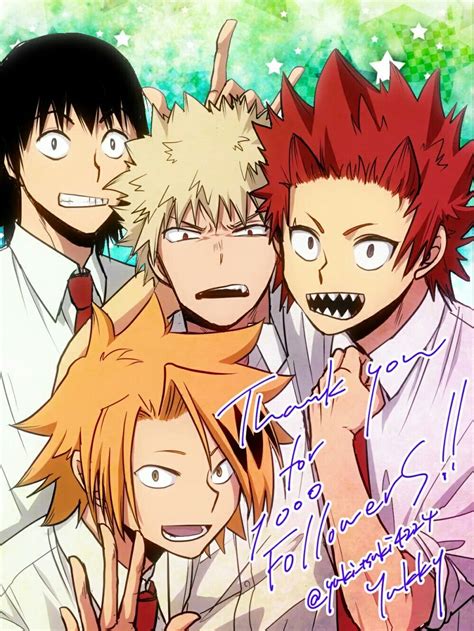 Bakugou Katsuki Kirishima Eijirou Kaminari Denki Sero Hanta My